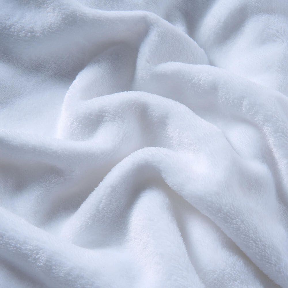 Jiangsu Royal Home 50&quot;x 60&quot; Plush Throw Pillow Set in White, , large