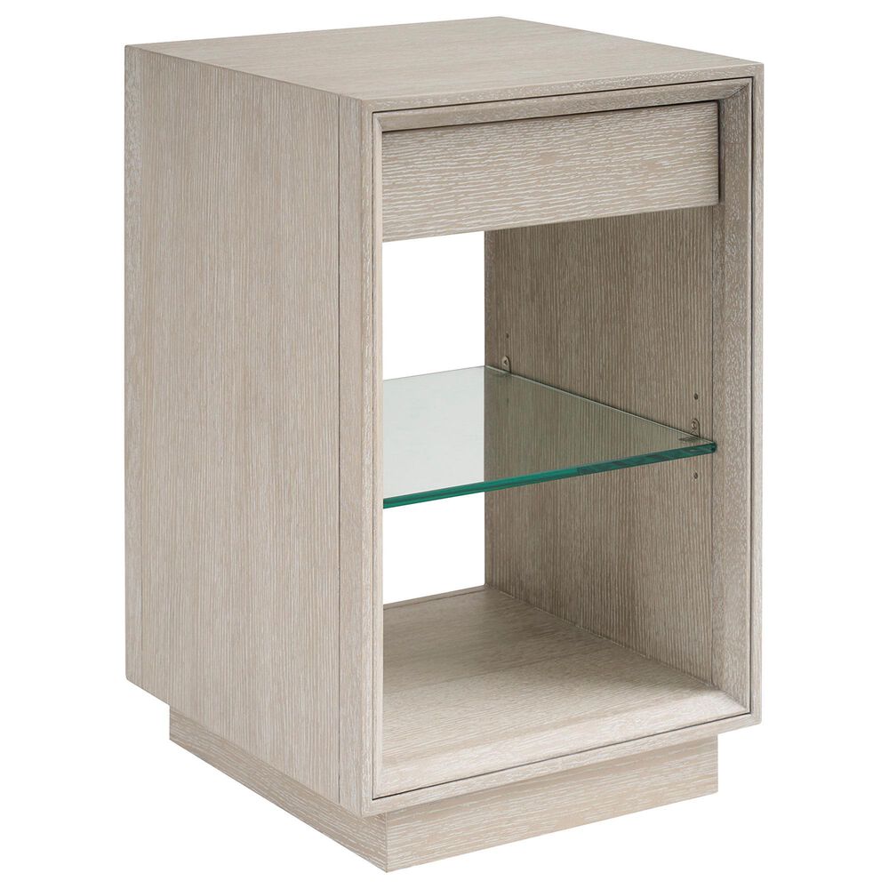 Lexington Home Brands Copacabana Rosario 1 Drawer 2 Shelf Nightstand in Sea Mist, , large
