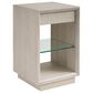 Lexington Home Brands Copacabana Rosario 1 Drawer 2 Shelf Nightstand in Sea Mist, , large