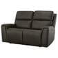 Flexsteel Jarvis Power Reclining Loveseat with Headrests in Mica, , large