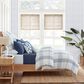 Levtex Waffle Plaid 3-Piece Full/Queen Comforter Set in Navy and White, , large
