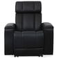 Simeon Collection Phoenix Power Zero Gravity Recliner with Immersive Audio in Autumn Black, , large