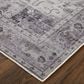 Feizy Percy 4" x 6" Gray and Ivory Area Rug, , large