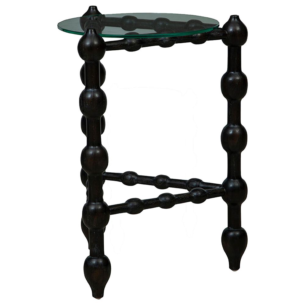 Timeless Designs Macros End Table in Black, , large