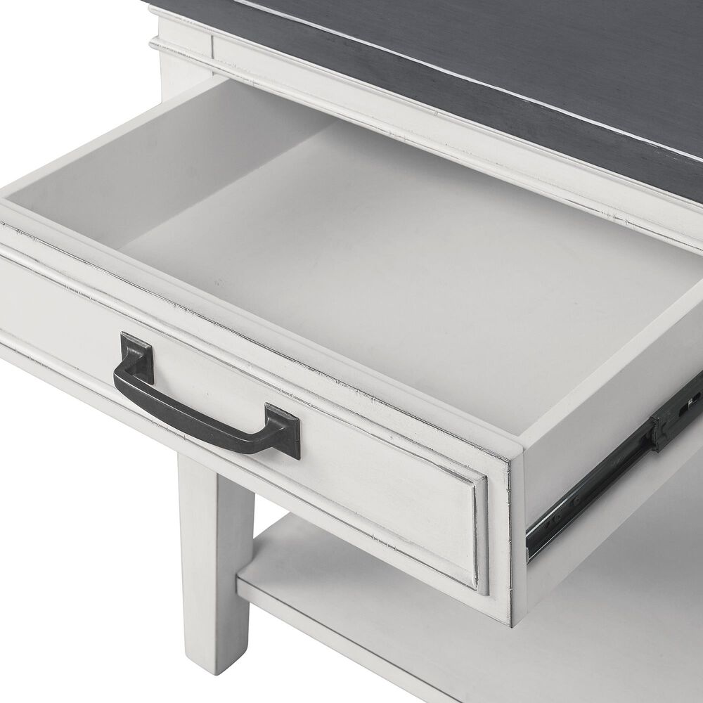 Martin Svensson Home Del Mar End Table in Antique White/Grey, , large
