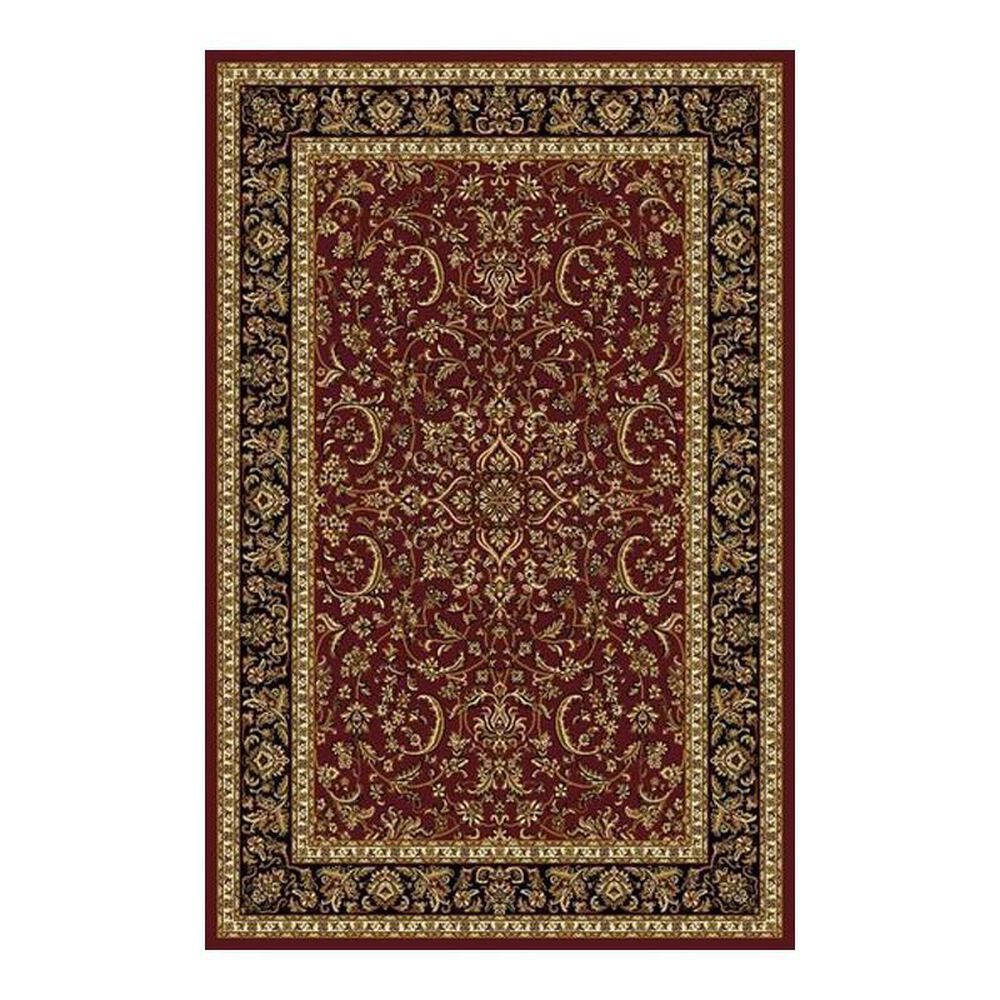 Radici USA Noble 1318 7"10" Round Burgundy Area Rug, , large