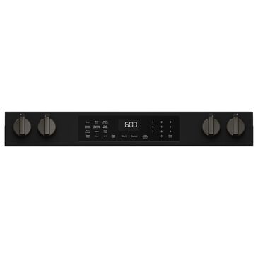 GE Appliances 30" Slide-In Electric Convection Range with No Preheat Air Fry in Fingerprint Resistant Black Slate, , large