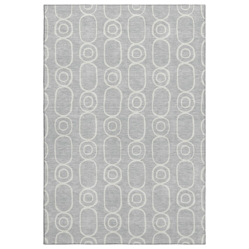 Dalyn Rug Company The Reserve TR6 Silver 3" x 5" Indoor/Outdoor Area Rug, , large