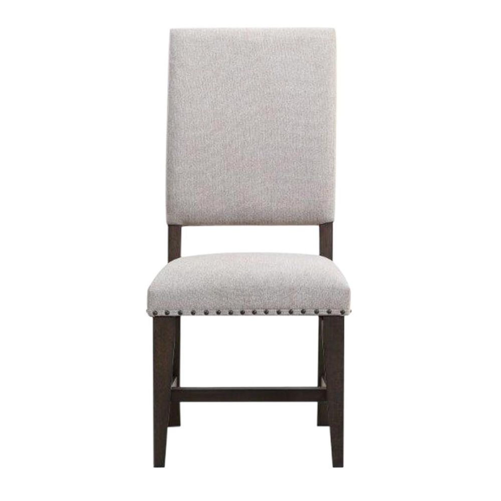 Frankfurt Furniture Revolution Upholstered Side Chair in Dark Gray Nebraska Furniture Mart