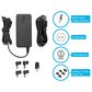 Targus 90W AC Semi-Slim Universal Laptop Charger in Black, , large