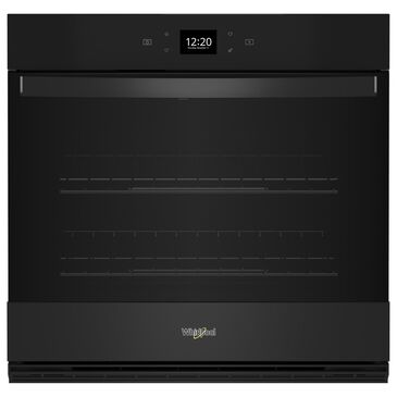 Whirlpool 30" Smart Built-In Single Electric Wall Oven with Air Fry in Black, , large