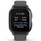 Garmin Venu Sq 2 GPS Smartwatch in Slate Aluminum Bezel with Shadow Gray Case and Silicone Band, , large