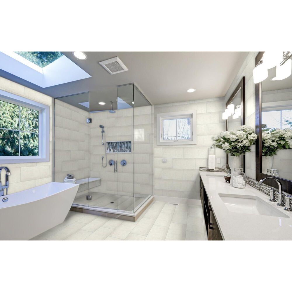 Emser Sterlina Silver 12&quot; x 24&quot; Matte Porcelain Tile, , large