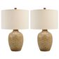 Ashley Jairgan Table Lamp in Antiqued Tan and Black (Set of 2), , large