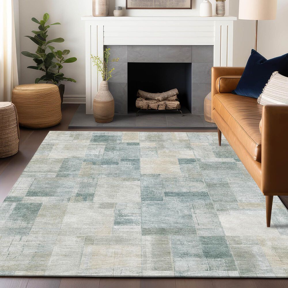Dalyn Rug Company Ravenna RN4 8&#39; x 10&#39; Seafoam Area Rug, , large