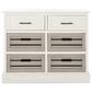 Safavieh Lydia 6-Drawer Chest in Distressed White/Greige, , large