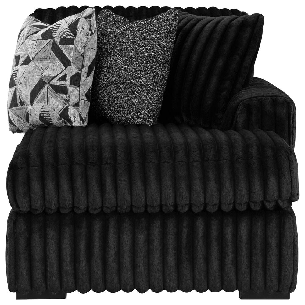 Ashley Midnight-Madness 4-Piece Sectional with Right-Facing Chaise in Onyx, , large