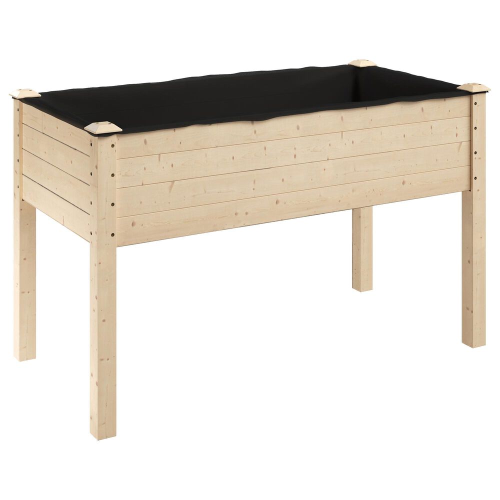 Timberlake 30" Cedar Raised Garden Bed in Brown, , large