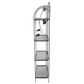 Maple and Jade 66" Traditional Bakers Rack in Black, , large