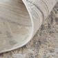 Feizy Laina 4" x 6" Gray and Beige Area Rug, , large