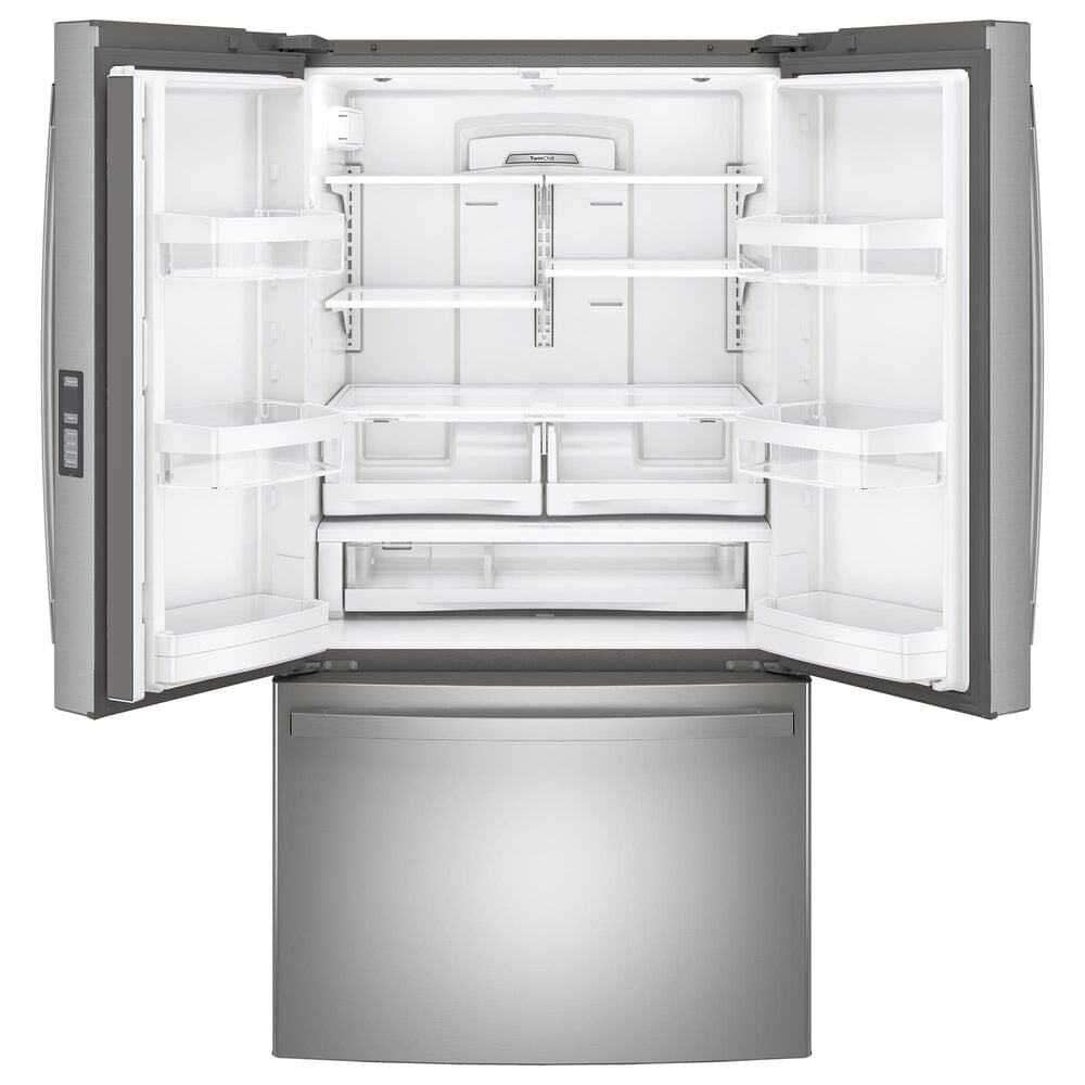 GE Appliances 28.7 Cu. Ft. 3-Door French Door Refrigerator in Stainless Steel, , large