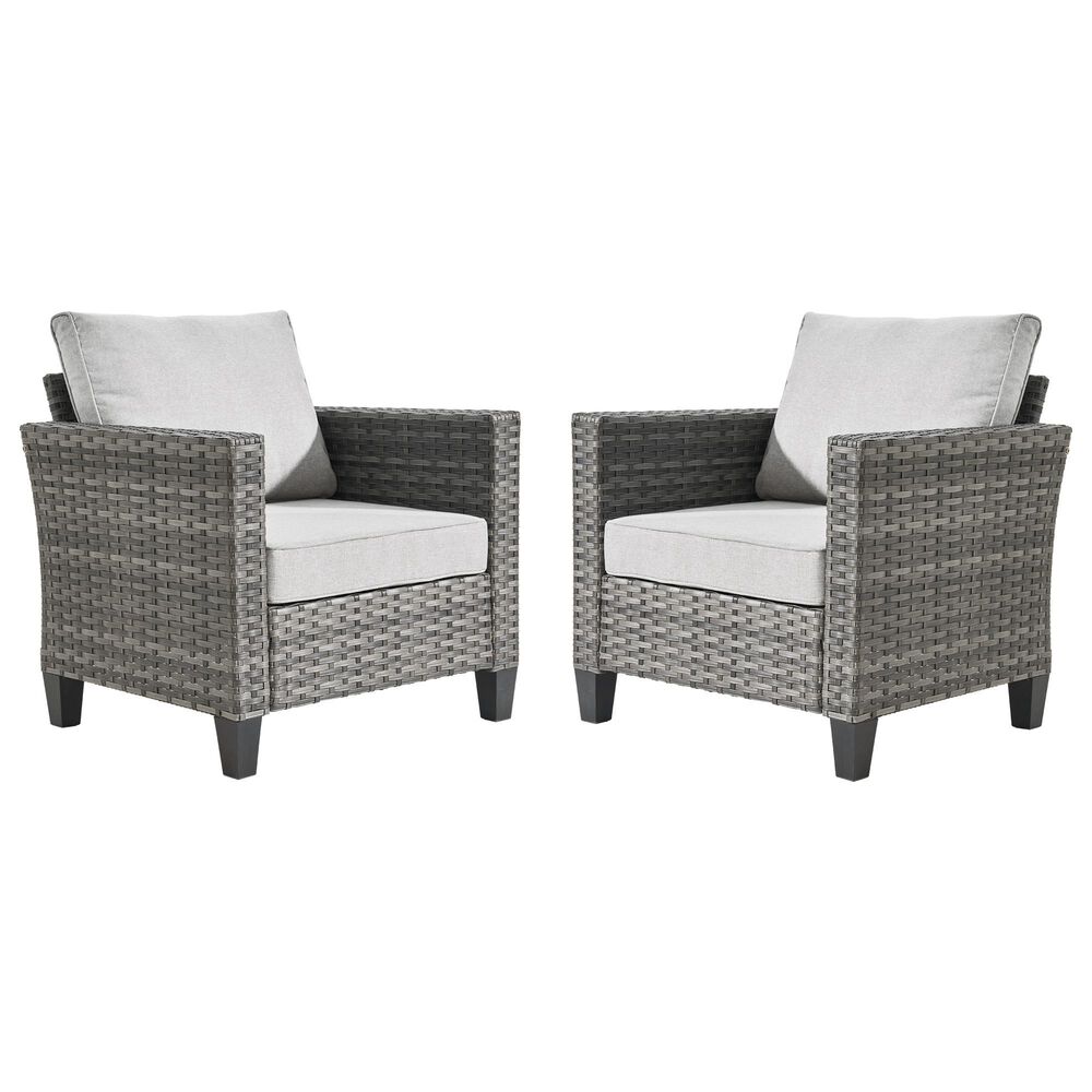 HOMLUX Patio Lounge Chair in Gray (Set of 2), , large