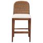 Baxton Studio Nadim Counter Stool in Natural Brown, , large