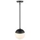 Golden Lighting Dixon Small Pendant in Matte Black, , large