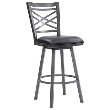 Blue River Fargo 30" Barstool in Black, , large