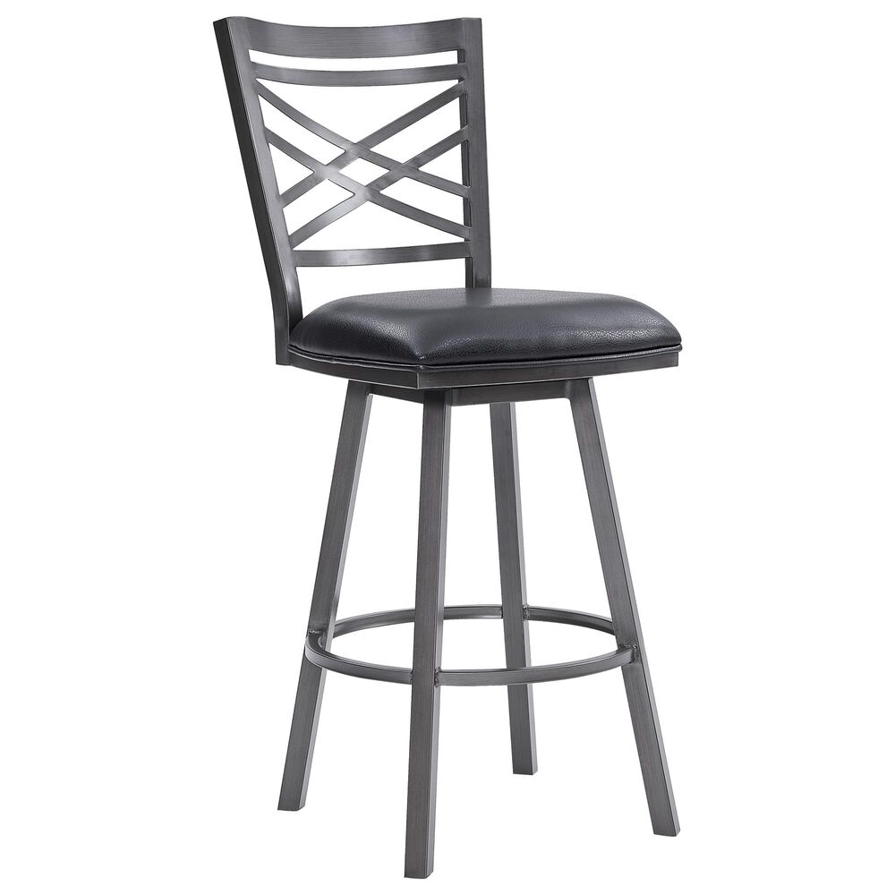 Blue River Fargo 30" Barstool in Black, , large