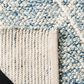 Safavieh Natura NAT712B 4" x 6" Ivory and Blue Area Rug, , large
