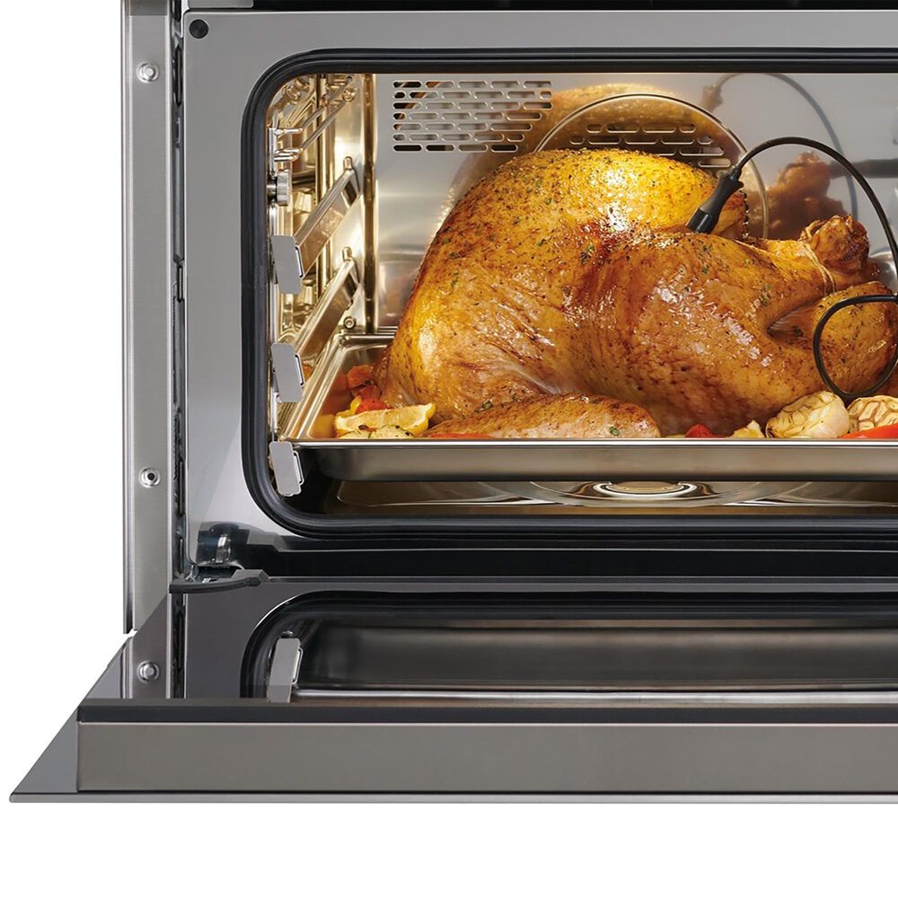 Wolf Appliances M Series 24" Single Electric Plumbed Wall Oven with Convection Steam in Stainless Steel, , large