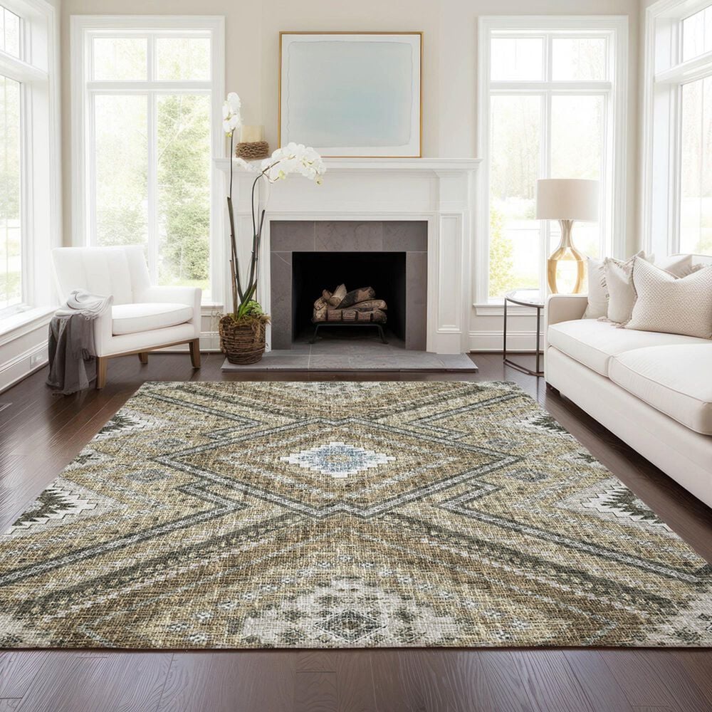 Dalyn Rug Company Portico PO5 Black 10&#39; x 14&#39; Area Rug, , large