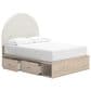 Ashley Arloster Full Storage Bed with Four Drawer in Tan, , large