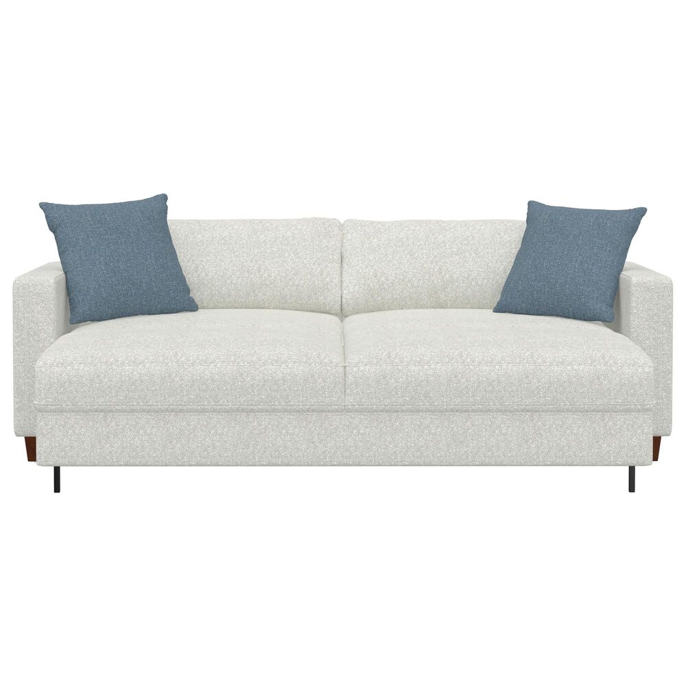 Emerald Home Furnishings Bianca Stationary Sleeper Sofa in Snowdrift, , large
