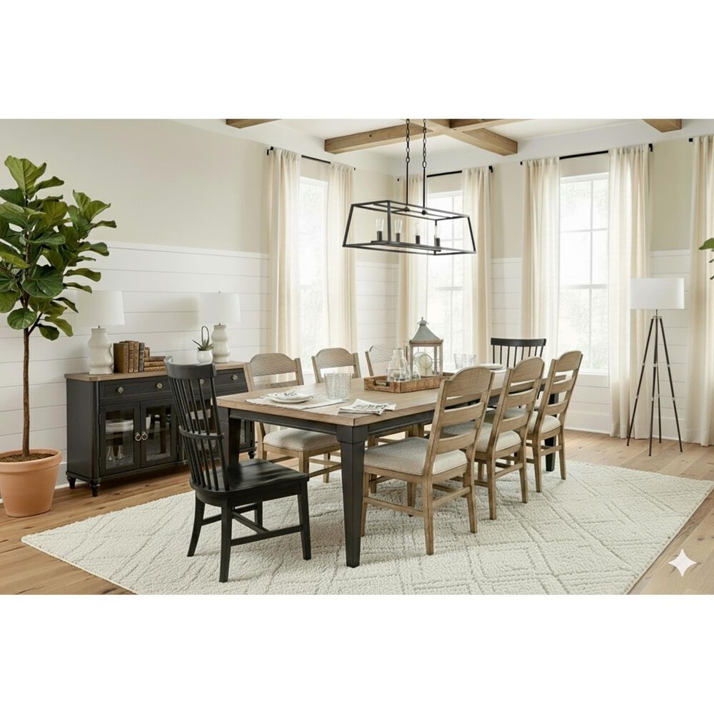 Karavan Casual Dining 4-Door Sideboard in Black, , large