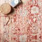 Loloi Claire CLE-01 3"7" x 5"1" Red and Ivory Area Rug, , large