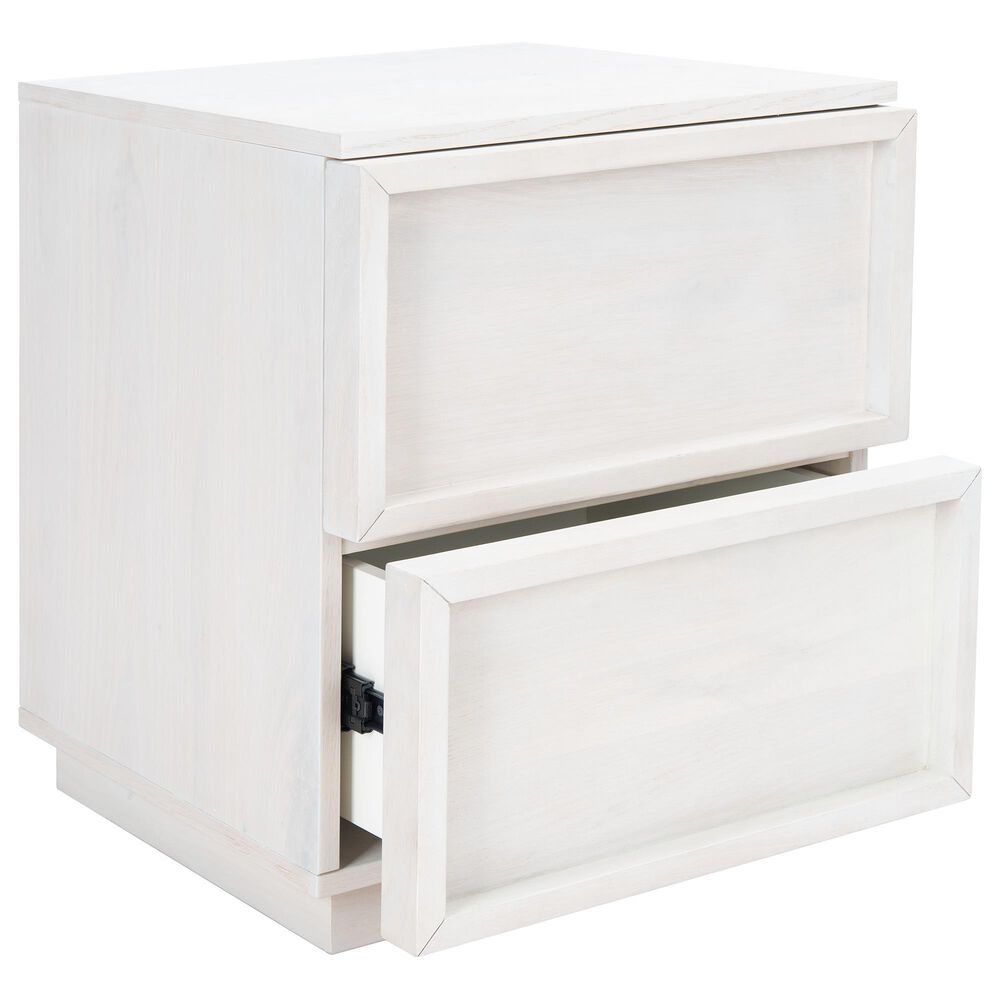 Safavieh Ariel 2 Drawer Nightstand in White Wash, , large