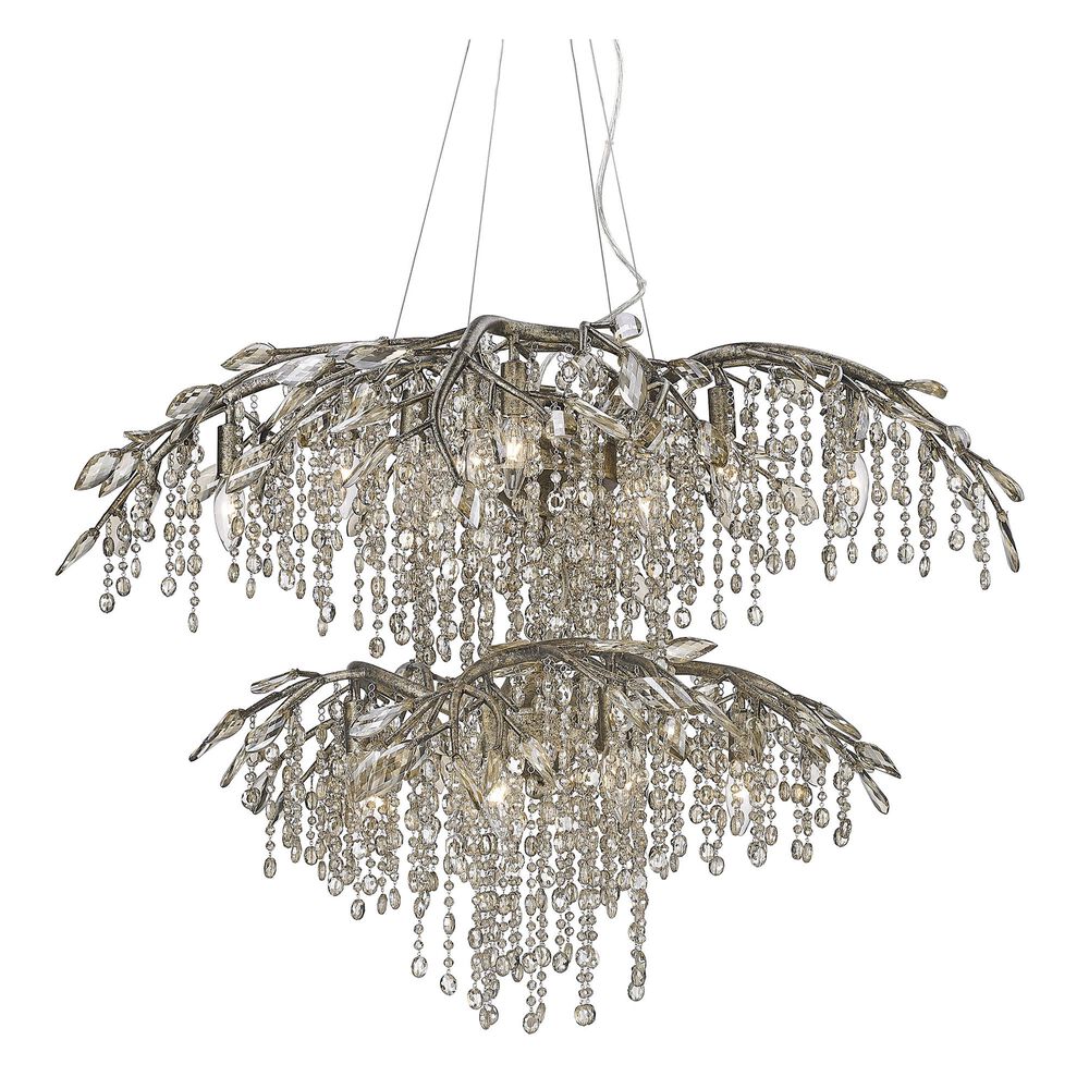 Golden Lighting Autumn Twilight 18-Light Chandelier in Mystic Gold, , large