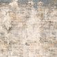 Surya Cardiff CDF-2304 Medium Gray, Light Blue, Mustard and Dark Blue 5" x 7"5" Area Rug, , large