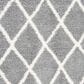 Safavieh Venus Shag VNS681J 8" x 10" Grey and Ivory Area Rug, , large