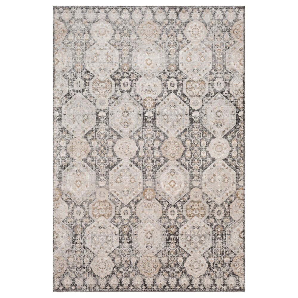 Surya Indigo IGO-2307 2" x 2"9" Black, Tan and White Scatter Rug, , large