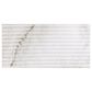 Soho Studio Carver Fluted Alaska White 12" x 24" Honed Marble Tile, , large