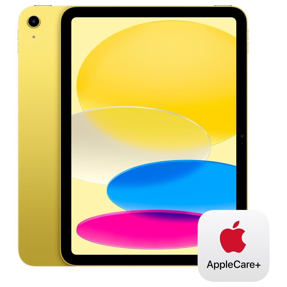 Apple iPad 11-Inch A16 Chip with Wi-Fi only - 512GB in Yellow with 2-Year AppleCare+, , large