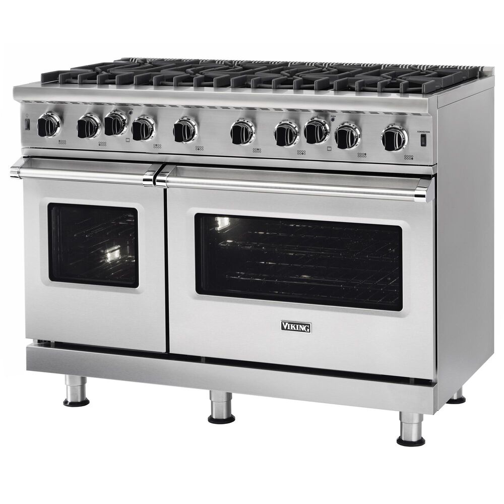 Viking Range 5 Series 6.1 Cu. Ft. Open Burner Liquid Propane Gas Range in Stainless Steel, , large