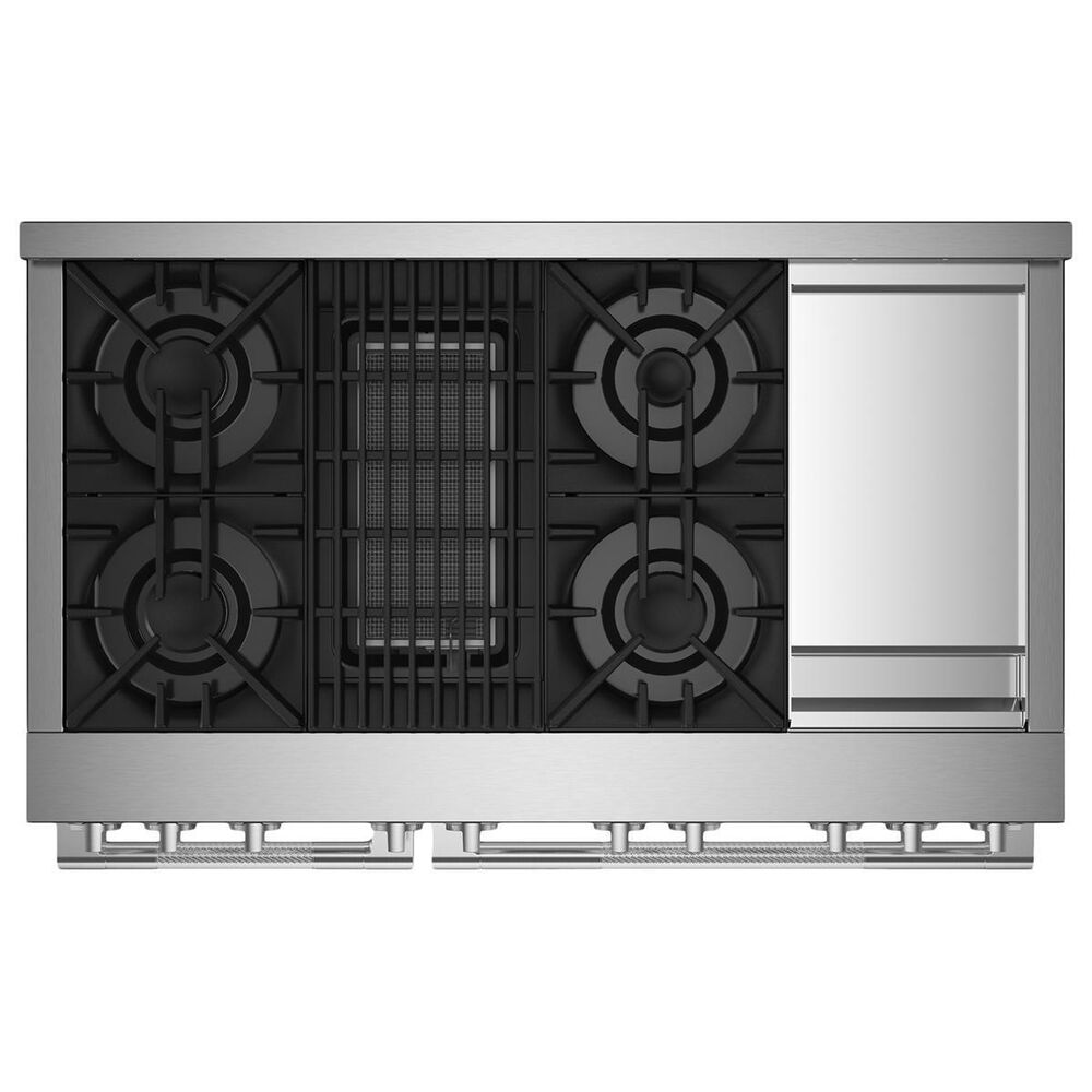 JennAir 48&quot; Gas Professional Range with Infused Griddle and Infrared Grill in Stainless Steel, , large