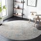 Safavieh Dream DRM408H 6"7" Round Grey and Blue Area Rug, , large