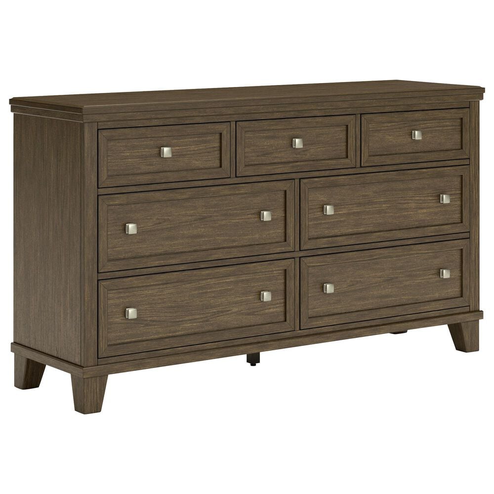 Ashley Shawbeck 7-Drawer Dresser in Medium Brown, , large