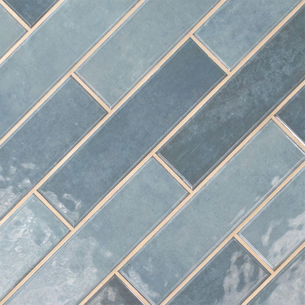 MS International Renzo Denim 3&quot; x 12&quot; Ceramic Tile, , large