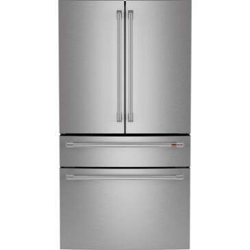 Cafe 23.2 Cu. Ft. Smart Counter-Depth French Door Refrigerator in Stainless Steel, , large